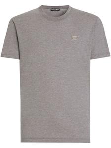 Футболка из хлопка с логотипом Dolce & Gabbana, серый