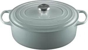 Кастрюля Le Creuset с эмалированным покрытием, 6400 мл, морской