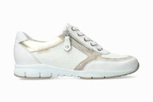 Женские кроссовки Ylona на молнии в белом цвете MEPHISTO