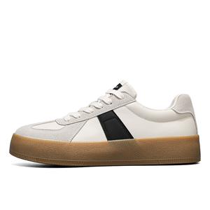 Кроссовки WARRIOR Skateboarding Shoes Unisex Low-top Black/khaki, бежевый/серый/черный