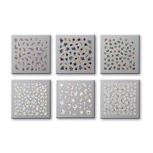 Уход за ногтями и украшение Цветные наклейки (42737) 1 упаковка-6 шт Top Choice