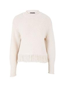Свитер с бахромой в цвете Эгг-ног Zero