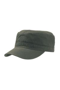 Кепка в стиле милитари из хлопковой униформы Chino Atlantis, зеленый