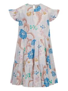 Платье с принтом пейсли ETRO KIDS, белый