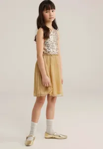 Коктейльное платье/вечернее платье We Fashion, Gold