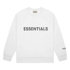 Толстовка Fear of God Essentials Crewneck Sweatshirt 'White', белый