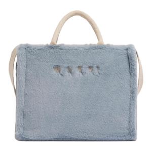 MARNI Полиэстеровая женская сумка маленькая голубая