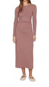 Платье миди Wiley в пыльно-розовом XIRENA