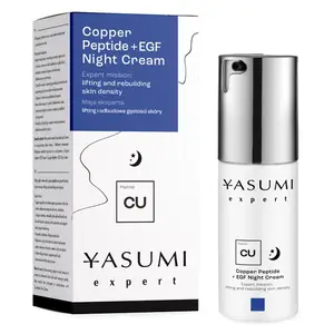 Пептидный ночной крем для лица, 30 мл Yasumi Copper peptide+egf