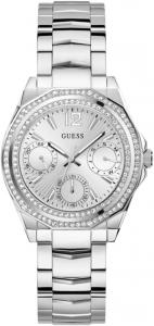 GUESS Silver-Tone и Crystal Многофункциональные часы