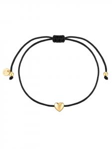 Glanzstücke München Браслет в форме сердца из стерлингового серебра с отделкой из желтого золота