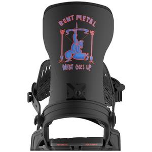 Крепления для сноуборда Axtion Bent Metal, Black/Red/Blue