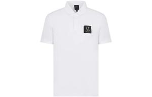 ARMANI EXCHANGE Футболка-поло AE SS23 мужская white