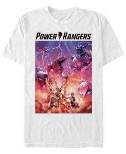 Мужская футболка с круглым вырезом и коротким рукавом с надписью mech poster Fifth Sun, белый