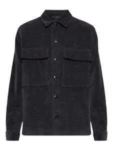 Рубашка Hawker на пуговицах Allsaints, серый