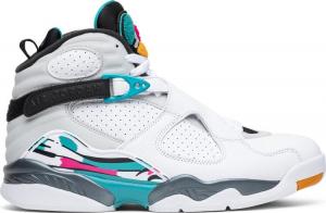 Кроссовки Air Jordan 8 Retro South Beach, белый