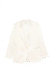 Однобортный пиджак Forte Forte, бежевый