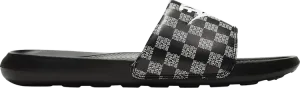 Сандалии Nike Victori One Printed Slide 'Just Do It Checker', черный