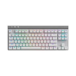 Игровая клавиатура Logitech G515 Lightspeed TKL, Tactile, беспроводная, серебристо-белый