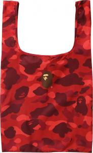 Сумка BAPE Color Camo L Shopping Bag Red, красный