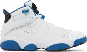 Кроссовки Jordan 6 Rings White Dark Marina Blue, белый