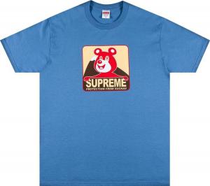 Футболка Supreme Bear Tee 'Dusty Light Royal', синий