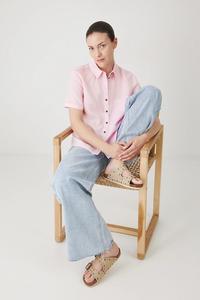 Льняная рубашка Medicine, розовый