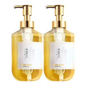 Шампунь с гиалуроновой кислотой и гиалуроновой водой с формулой контроля жира для увлажняющего очищения 500 мл RUYI