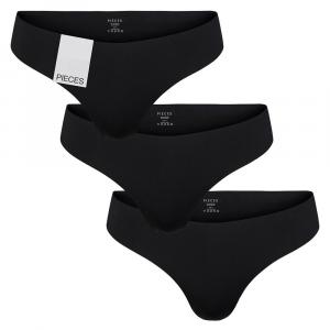 Стринги Pieces Namee 3 шт, черный