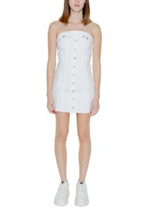 Платье Tommy Jeans мини, белый