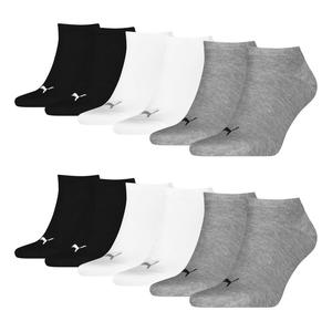 PUMA Носки для кроссовок, 6 пар, мягкие, удобные, мужские и женские, унисекс - мягкий хлопок