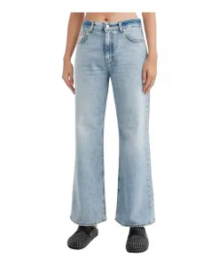 Синие джинсы азиатского кроя Haikure, синий