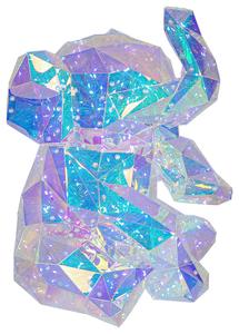 Настольная светодиодная лампа, пластик, степень защиты IP20 Novel, белый/прозрачный/перламутровый