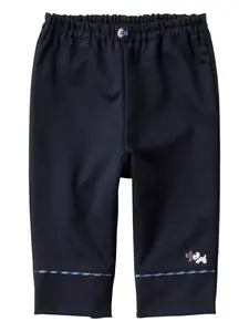 Брюки с вышивкой Familiar, синий