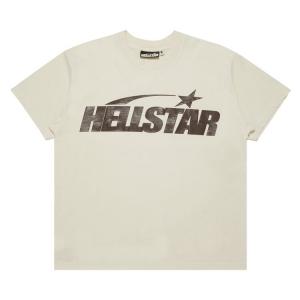 Футболка Hellstar Classic T-Shirt (Regular Print), цвет White/Brown