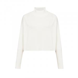 Вязаный костюм Deep Breath с юбкой, белый