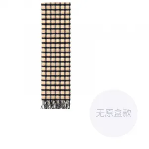 Шерстяной вязаный шарф унисекс GUCCI, темно-синий синий