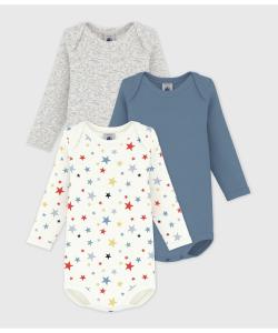 Боди с длинными рукавами (комплект из 3 предметов)