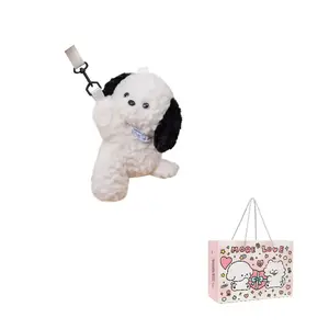 Милые плюшевые куклы щенки для терапии высота 30см HOUDASHI, белый