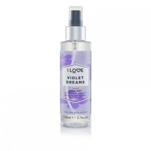 I Love Signature Violet Dreams Длительный, быстросохнущий, нелипкий спрей для тела для нее, 150 мл, I Love Cosmetics
