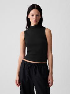 (W) Современная майка с высоким воротником