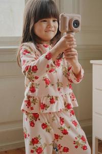 Детский хлопковый кардиган VELULA CARDIGAN GOTS Konges Sløjd, мультиколор