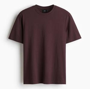 Футболка H&M Regular Fit, сливовый