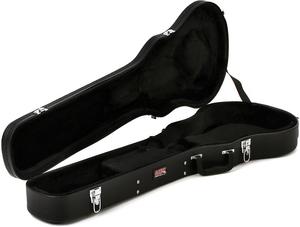 Деревянный кейс Gator Economy - цельный кейс для электрогитары с одним вырезом (комплект из 2 шт.) GWE-LPS-BLK=2