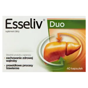 Esseliv Duo биологически активная добавка, 40 таблеток/1 упаковка