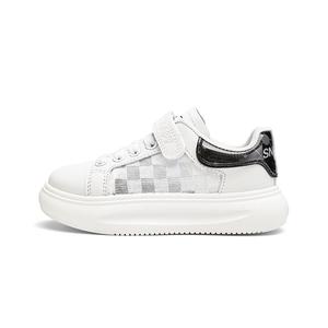 Детские кроссовки Cloud Wander с низким верхом, устойчивые к истиранию и скольжению SNOOPY, белый/черный