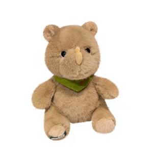 Мягкая игрушка милый носорог бегемот уютная кукла 25см/30см/45см высота Happy Fish