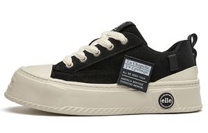 La Chapelle Износостойкие и легкие женские лоу-топ скейтборд кроссовки - черные, цвет Black