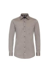 Мужская деловая рубашка однотонного кроя Venti, цвет Hellbraun