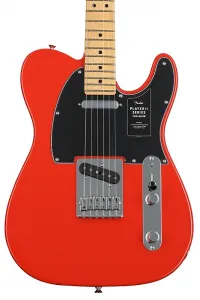Электрогитара Fender Player II Telecaster - кораллово-красная с грифом из клена